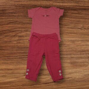 Carter's Pink Onesie & Pants Outfit Size 3 Months